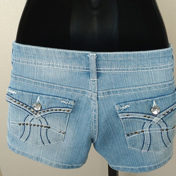 ☀SALE 4 for$20☀                 Rue 21 Light Denim Short S - Picture 3 of 5